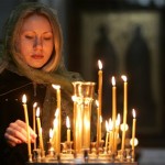 lighting candles